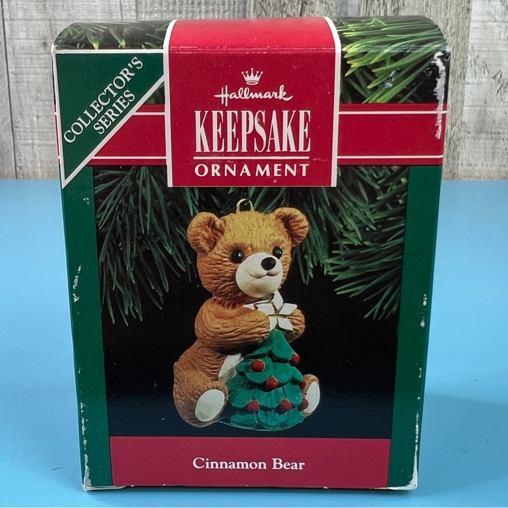 Hallmark Keepsake Ornament Cinnamon Bear Fine Porcelan Collector Series